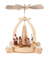 Pyramid, Santa with Tealight